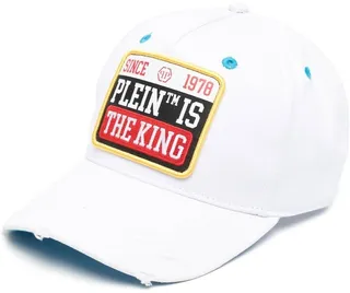 Logo-Patch Distressed Cap