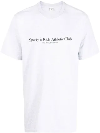 Sporty & Rich slogan T-shirt