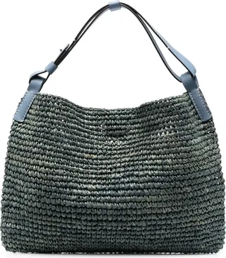 Minetta raffia tote bag