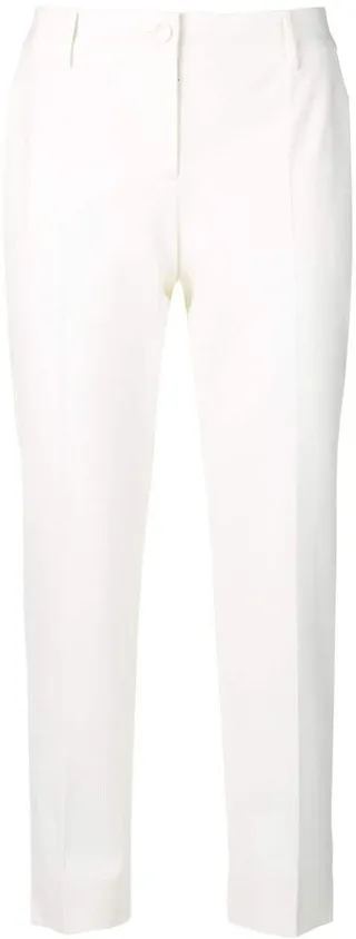 Cropped Slim-Fit Trousers