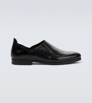 Cab leather slippers