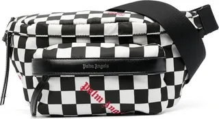 Damier check print belt bag