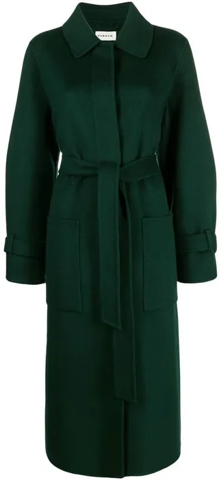 Single-Breasted Wool Coat