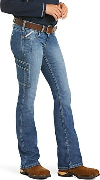 ARIAT Women's WMS REBAR DRSTR Raven Boot Jean Sofia