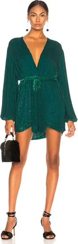 retrofete Gabrielle Robe Dress in Green