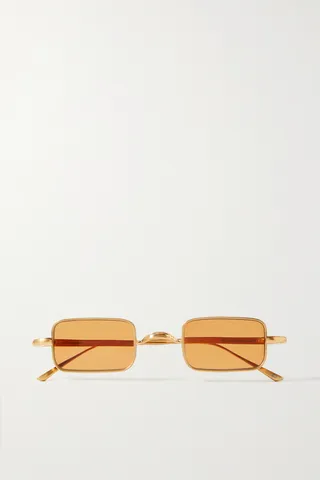 Jacques Marie Mage - + The Velvet Underground Fatale Square-frame Gold-tone Sunglasses - One size