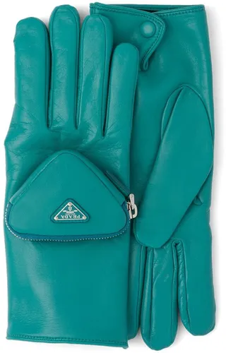 Triangle Logo Pouch-Detail Gloves
