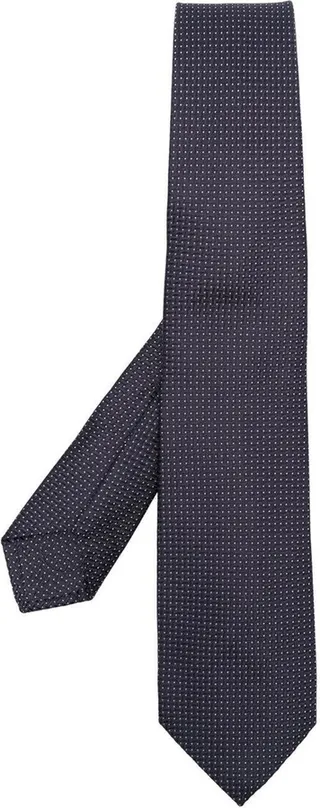 Patterned-Jacquard Silk Tie