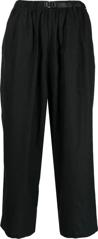 Cropped Straight-Leg Trousers