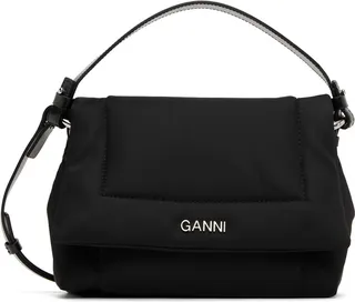 GANNI Black Small Pillow Bag