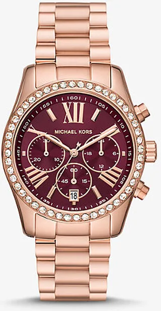 Lexington Pavé Rose Gold-Tone Watch