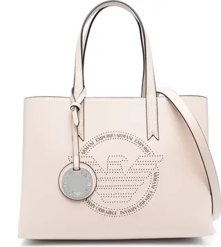 Perforated-Logo Tote Bag