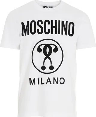 Moschino Logo Printed Crewneck T-Shirt