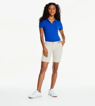 Aeropostale Women's Solid Uniform Bermuda Shorts*** Black