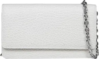 Mini Chain Bag In Ice Color Leather