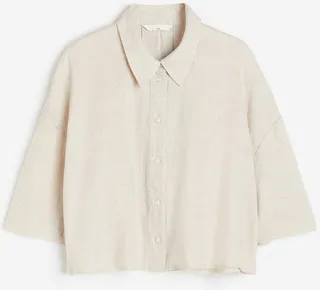 Oversized Linen Shirt