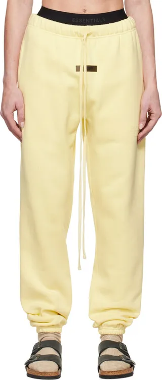 Essentials Yellow Drawstring Lounge Pants