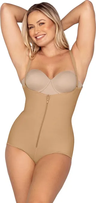 Rear Support Open Bust Sculpting Body Shaper