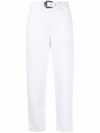 High-Waist Cropped Trousers