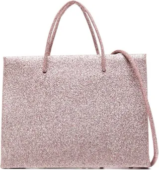 Glitter-Detail Tote Bag