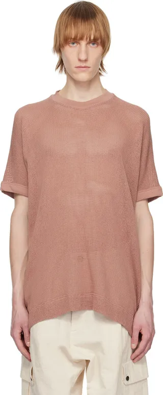 Jan-Jan Van Essche Pink O-Project T-Shirt