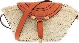 Chloé Woven Foldover Tote Bag