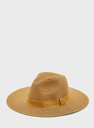 Tonal Band Straw Fedora