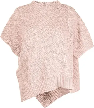 Asymmetric-Hem Knitted Top