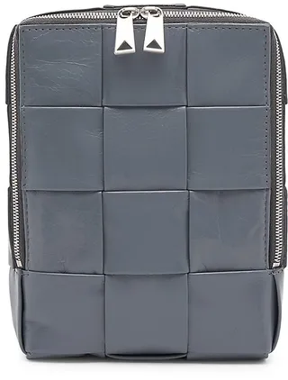 Woven Leather Belt Bag