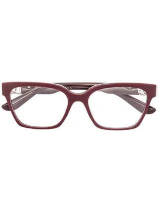 Logo-Plaque Arm Glasses