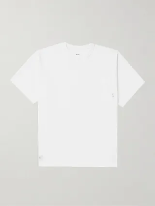 Logo-Appliquéd Cotton-Jersey T-Shirt