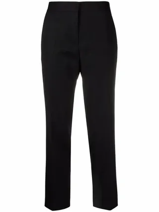 High-Waisted Press-Crease Trousers