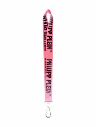 Logo-Print Two-Tone Keychain