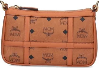 MCM Monogram Printed Chain-Linked Shoulder Bag