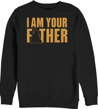 Men's Star Wars Father's Day Vader is Your Father Sweatshirt - Black - Small