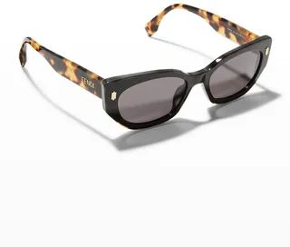 Acetate Cat-Eye Sunglasses