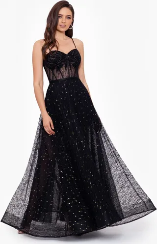 Long Corset Top Ballgown