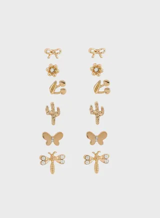 6 Pair Earring Set