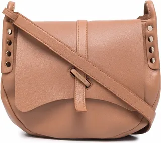 Studded Leather Shoulder Bag