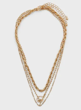 Layered Mix Chain Necklace