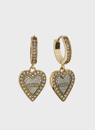 Heart Hoop Earrings