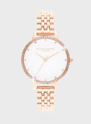 OB16RB21 Rainbow Bezel Analog Watch