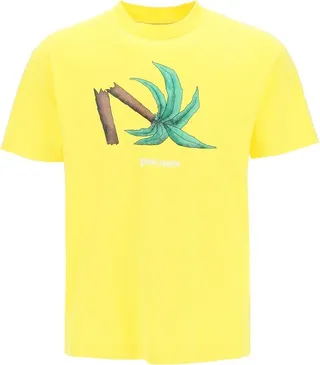 Palm Angels Graphic-Printed Crewneck T-Shirt