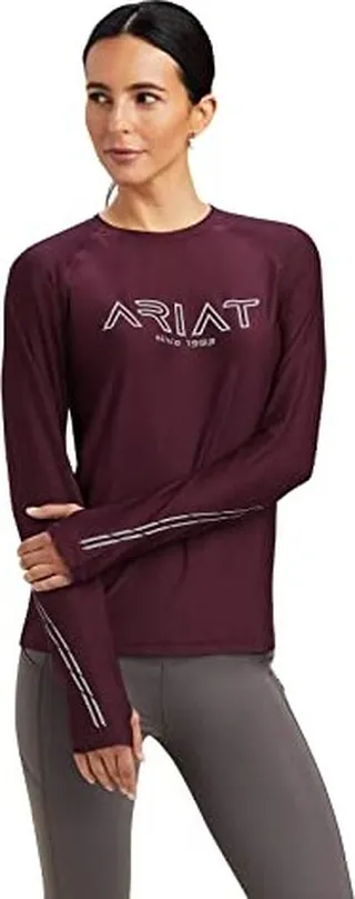 ARIAT Female Lumina Tee Mulberry Large