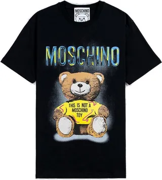 Moschino Teddy Bear Printed Crewneck T-Shirt