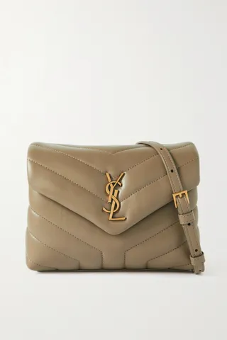 SAINT LAURENT - Loulou Toy Quilted Leather Shoulder Bag - Brown