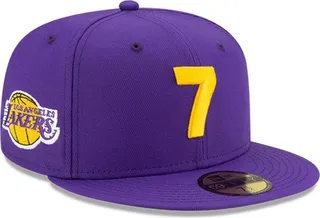 Men's Purple Los Angeles Lakers 7 Otc 59FIFTY Fitted Hat