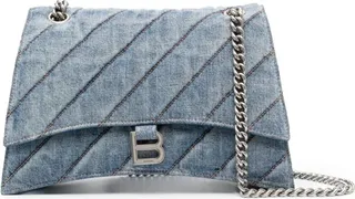 medium Crush denim shoulder bag