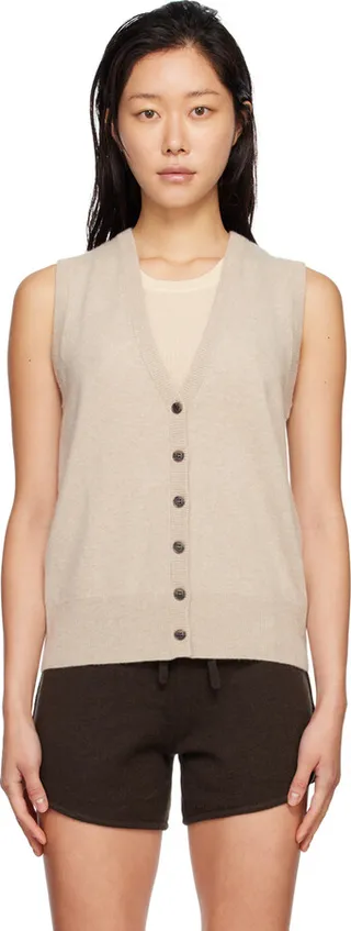 LISA YANG Beige Livia Vest