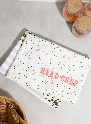 Yvonne Ellen Set Of 2 Tea Towels - Cheetah